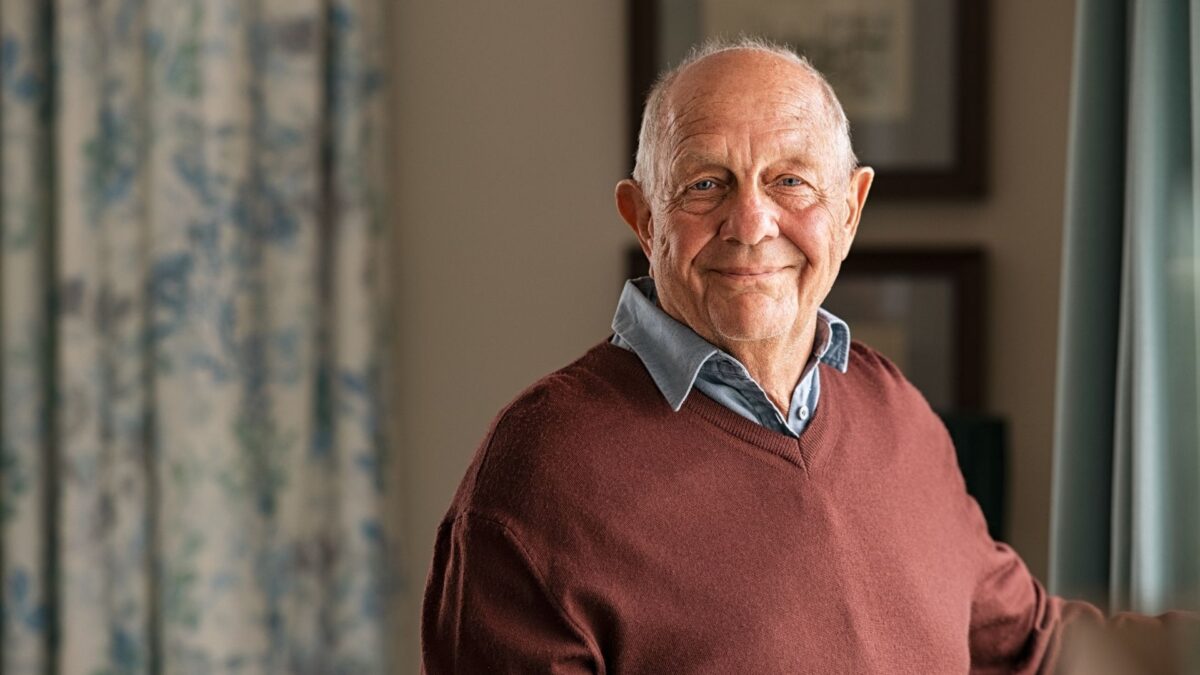 Patient receiving proton beam therapy for gastrointestinal cancer at a private treatment centre in London