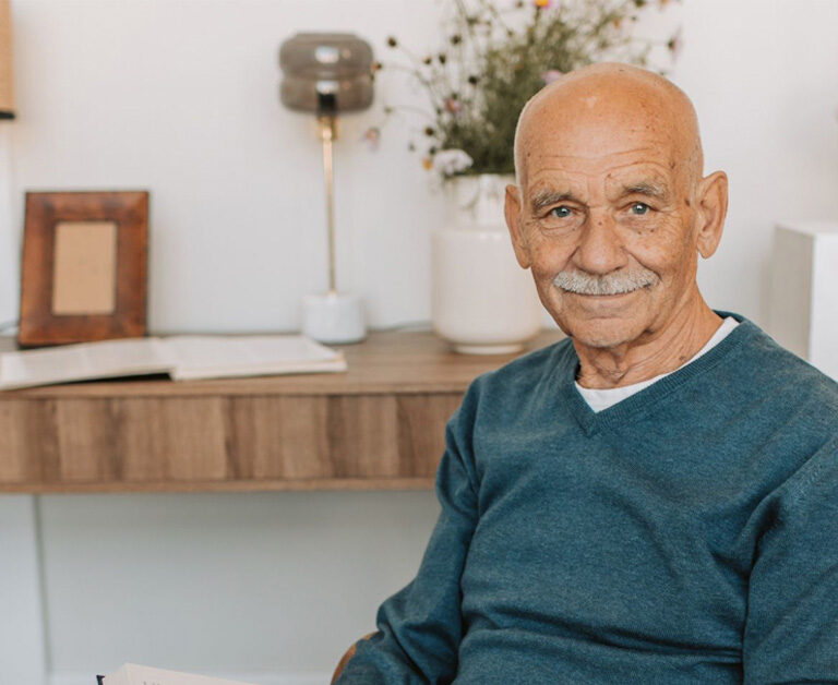 Patient attending proton beam therapy consultation for prostate cancer